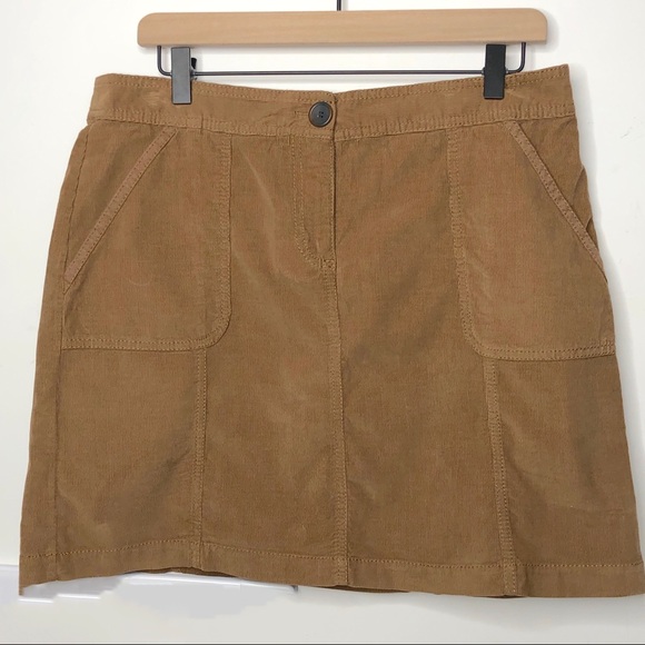 Caslon Dresses & Skirts - Caslon Corduroy Mini Skirt Sz 10 brown